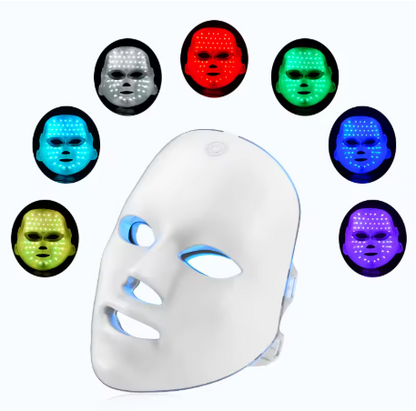 LUMSKIN™ 7-Kleuren LED Gezichtsmasker – Voor Huidverjonging & Acnebehandeling